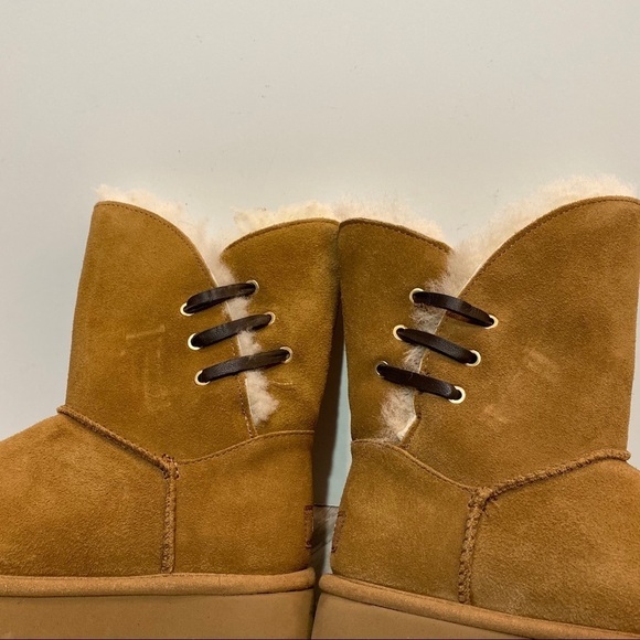 New! UGG Constantine Chestnut Short Boots 6 - Picture 8 of 15